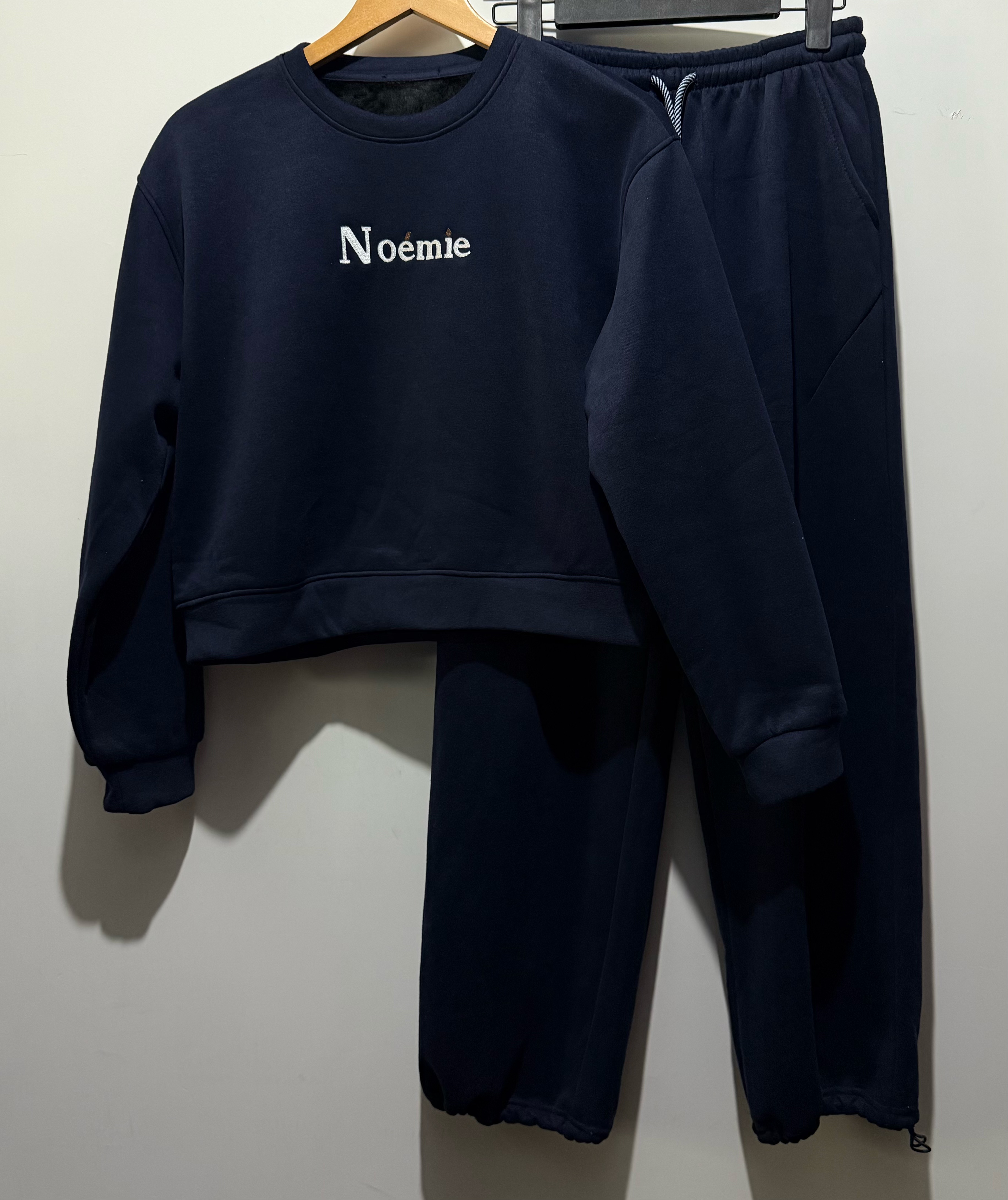 S00348 綉字衛衣套裝