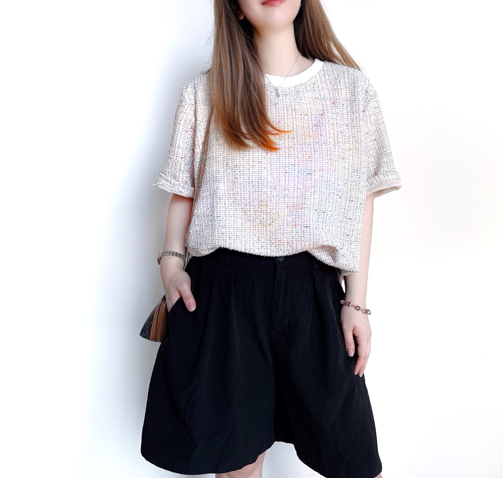 小香風Tweet料Top - 米杏