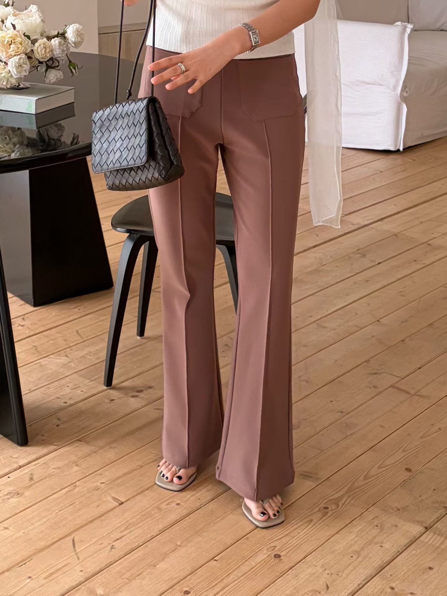 ♥︎2Pockets Flared Pants神褲