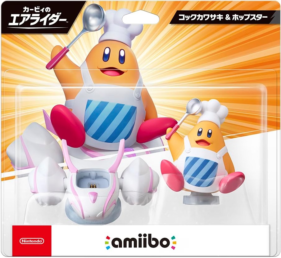[現貨][amiibo] 廚師川崎＆跳躍之星【卡比的馭天飛行者系列】