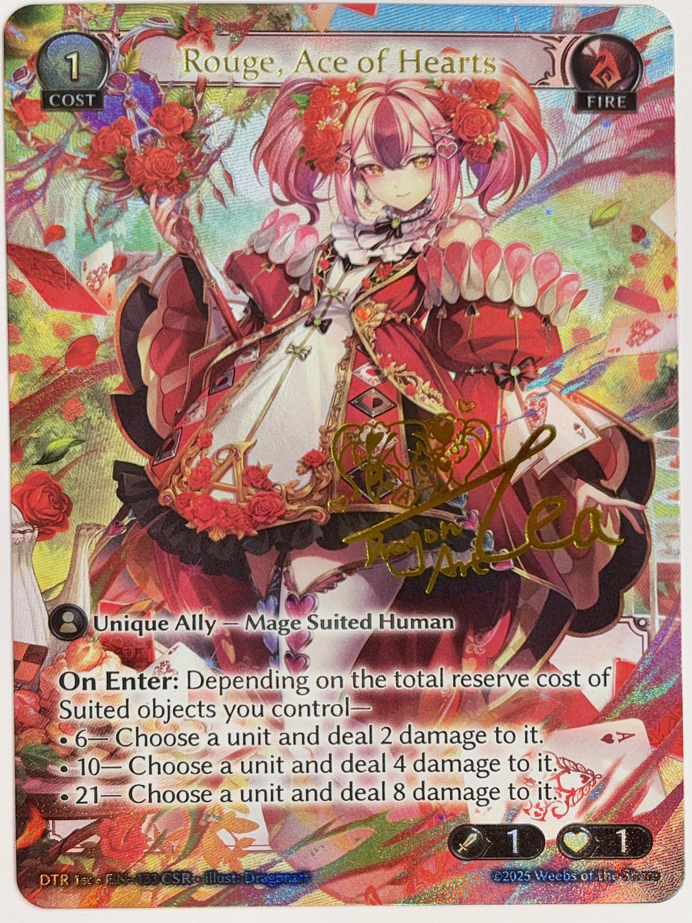 Rouge, Ace of Hearts (CSR) - Distorted Reflections (DTR1E)