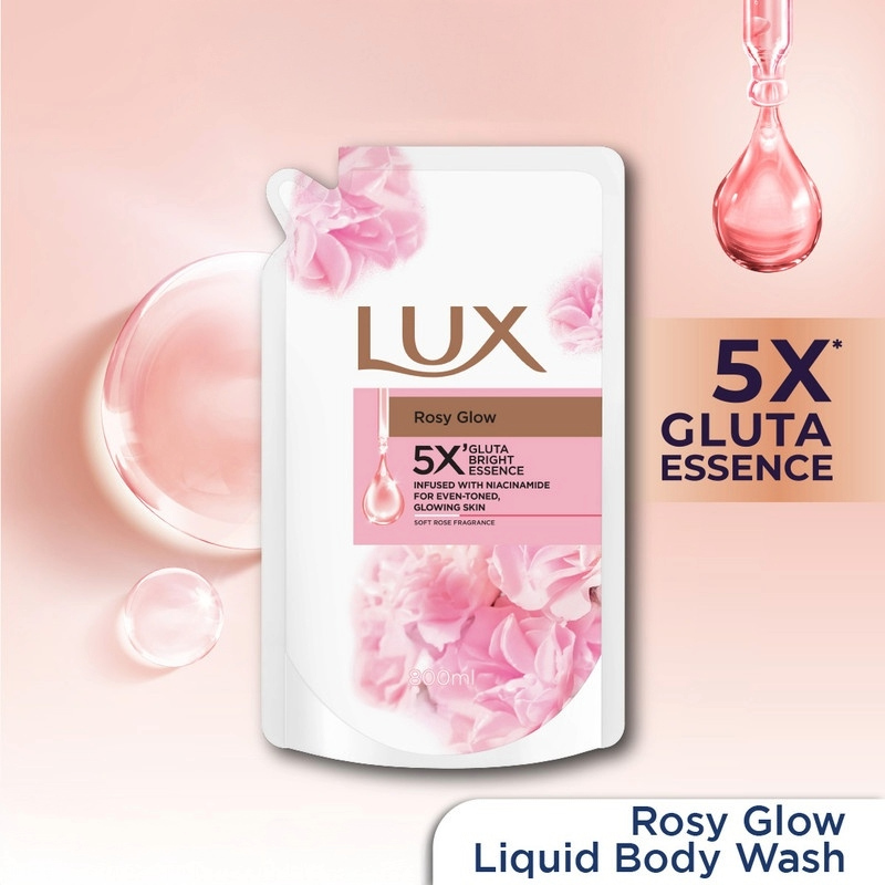 Lux Shower Cream (Refill Pack) 600ml / ROSE GLOW