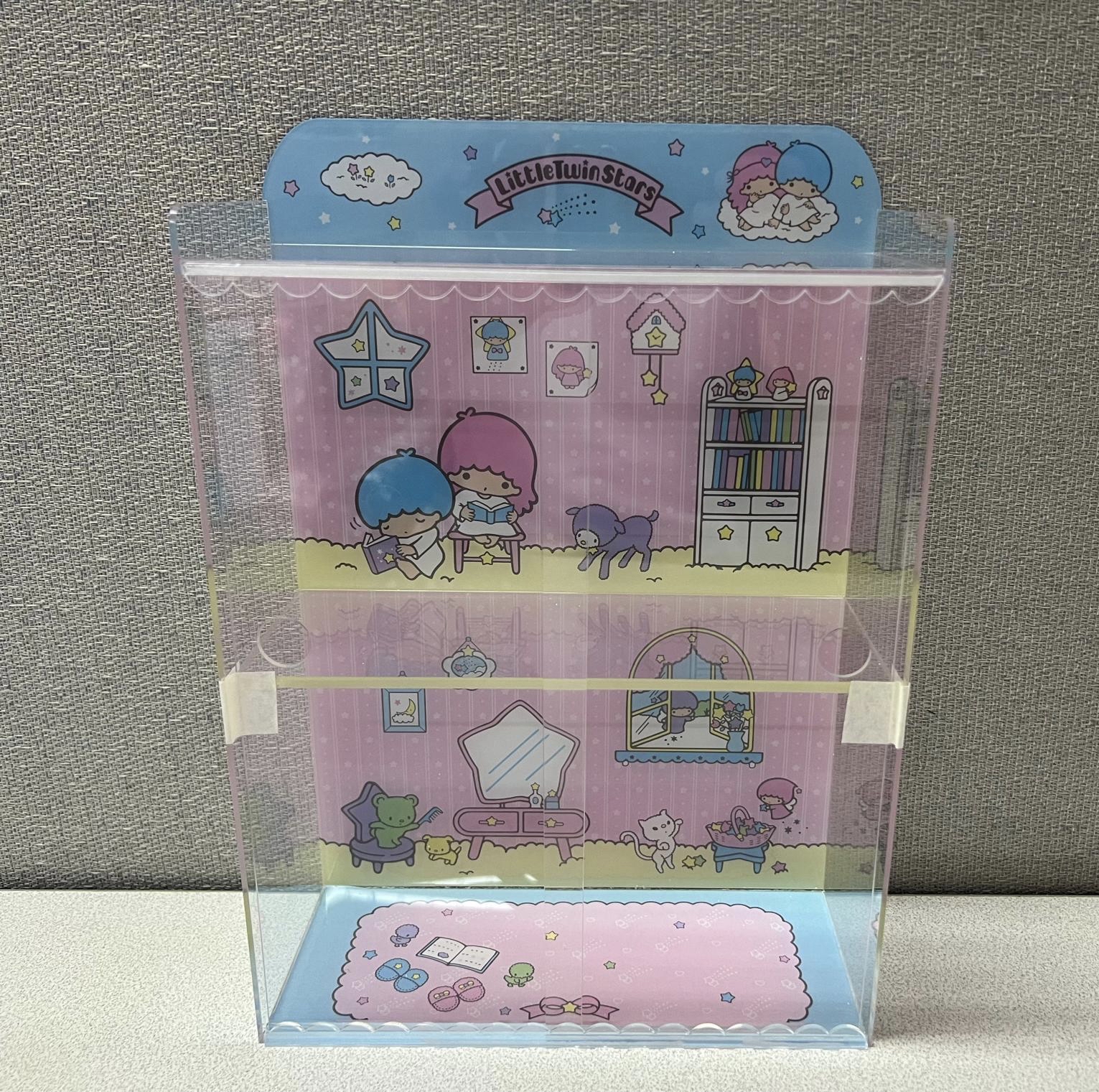 🎌日本直送🎌Little Twin Stars 透明雙層多用途儲物架