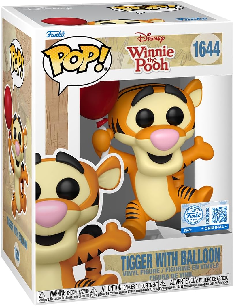 📦訂購 英國代購 Funko POP! Disney Tigger with Balloon Figure 跳跳虎 模型