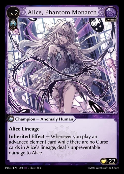 Alice, Phantom Monarch / PTM-004 (SR)