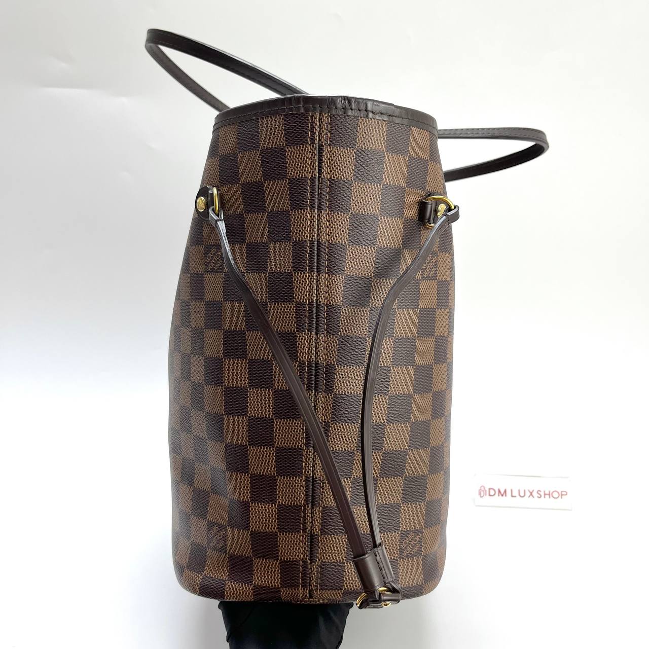 LV Damier Ebene Neverfull MM GHW