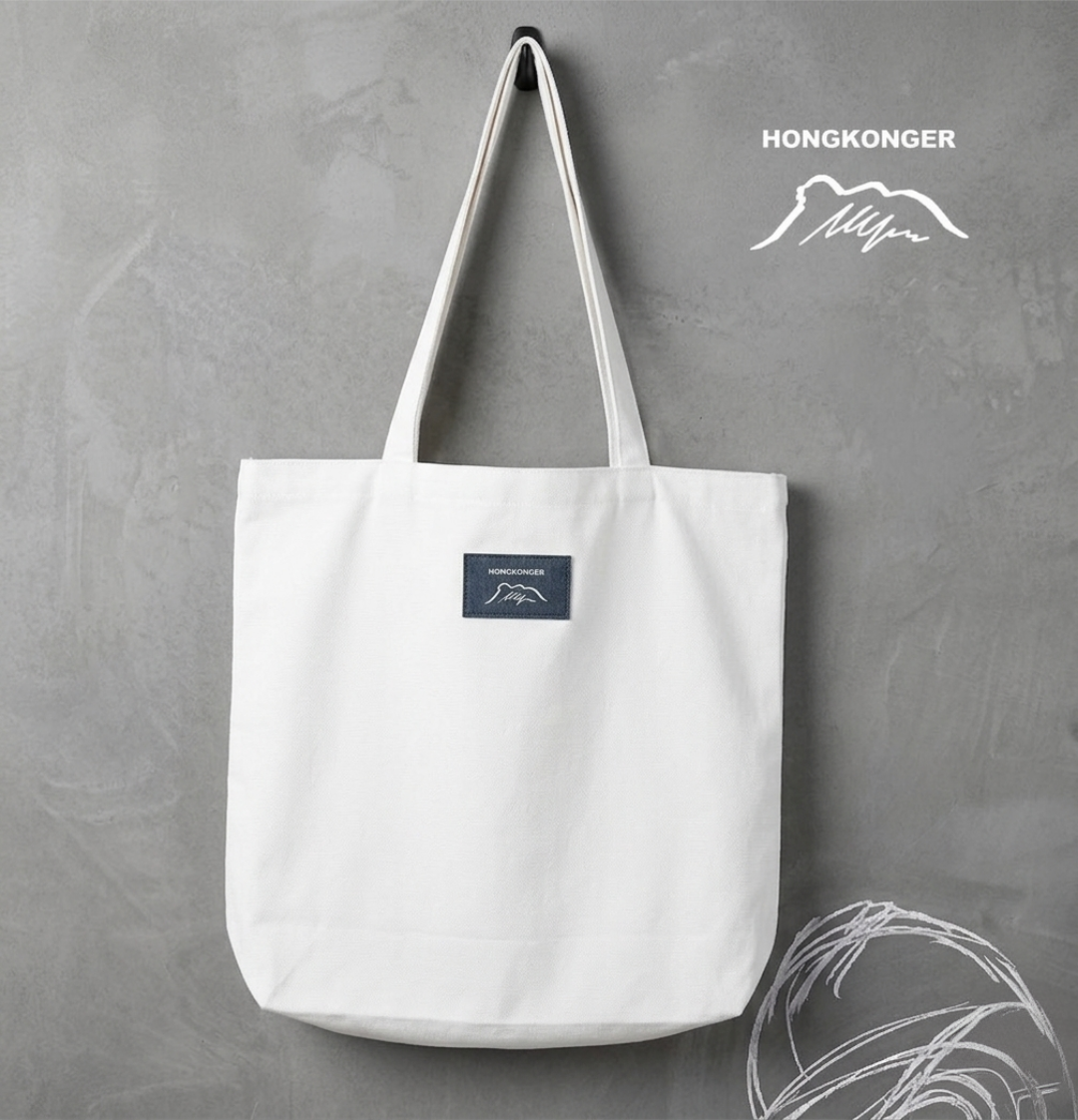 HONGKONGER 必備｜LionRock 帆布Tote Bag (可換式魔術貼章)
