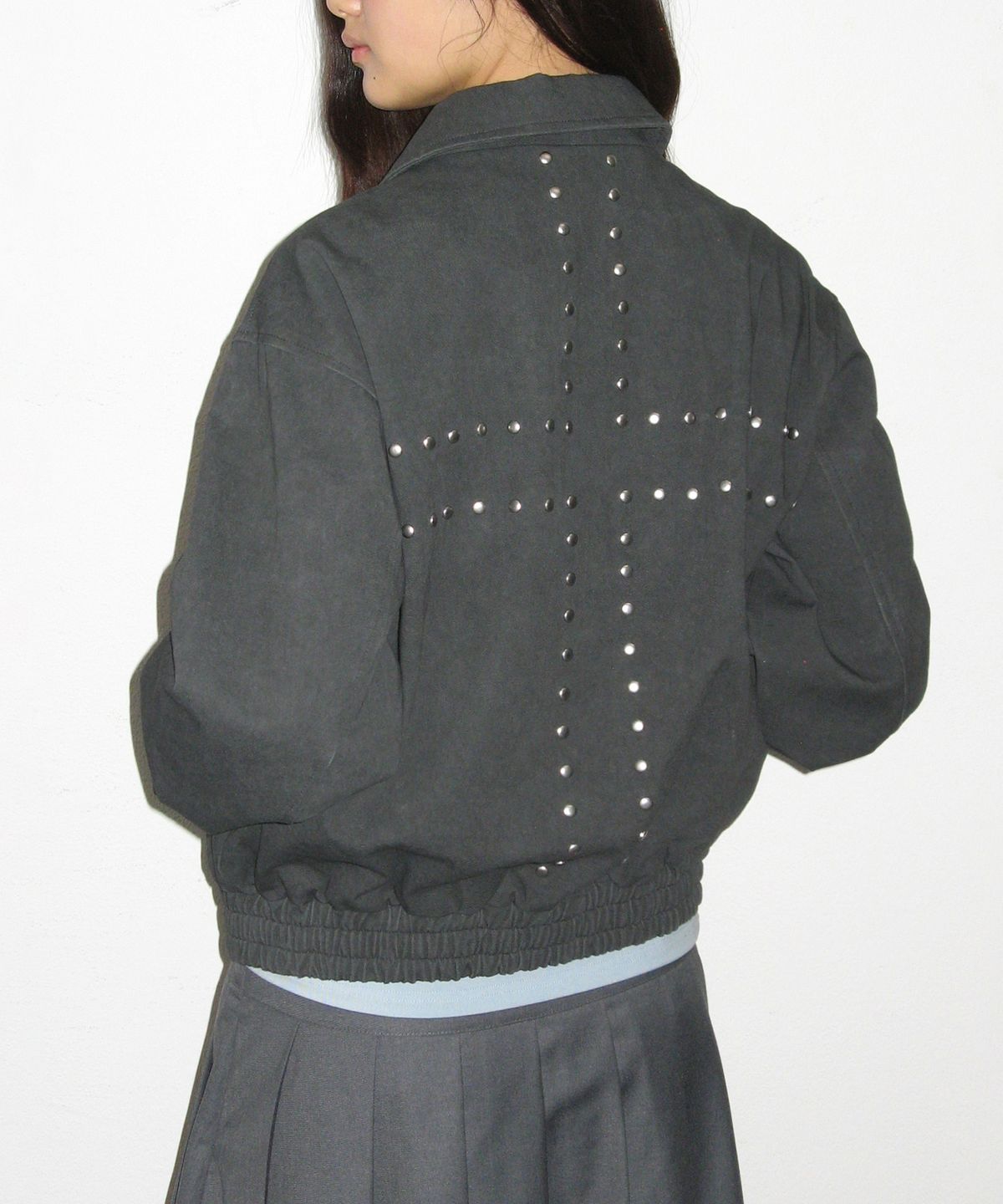 🇰🇷訂購｜PLACE STUDIO 26SS｜Studded Point  Work Zip-Up Jacket 2色