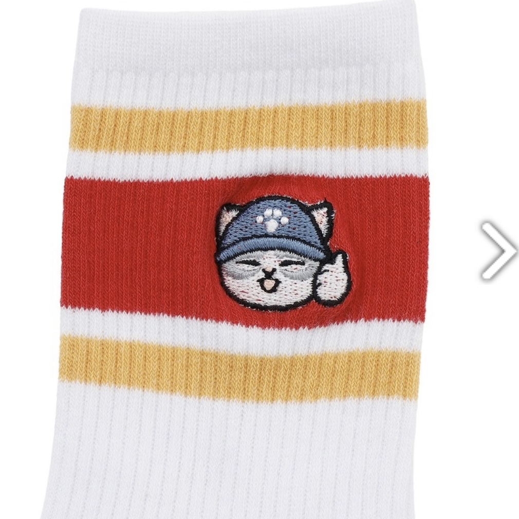 Mofusand 鯊魚貓 22-24cm襪｜預訂