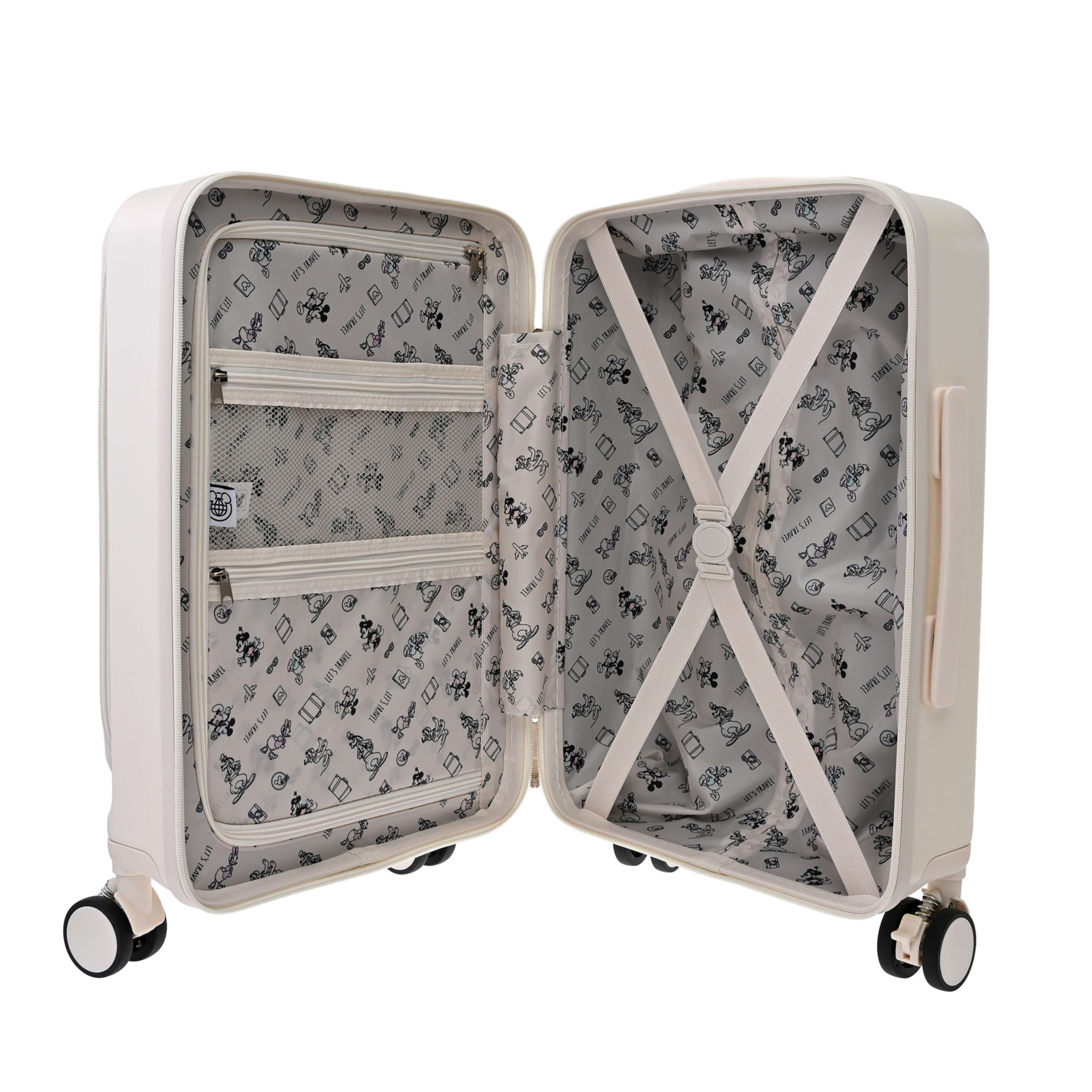 🌸 【預訂】Mickey 米色行李箱 (S) - Disney Magical Travel