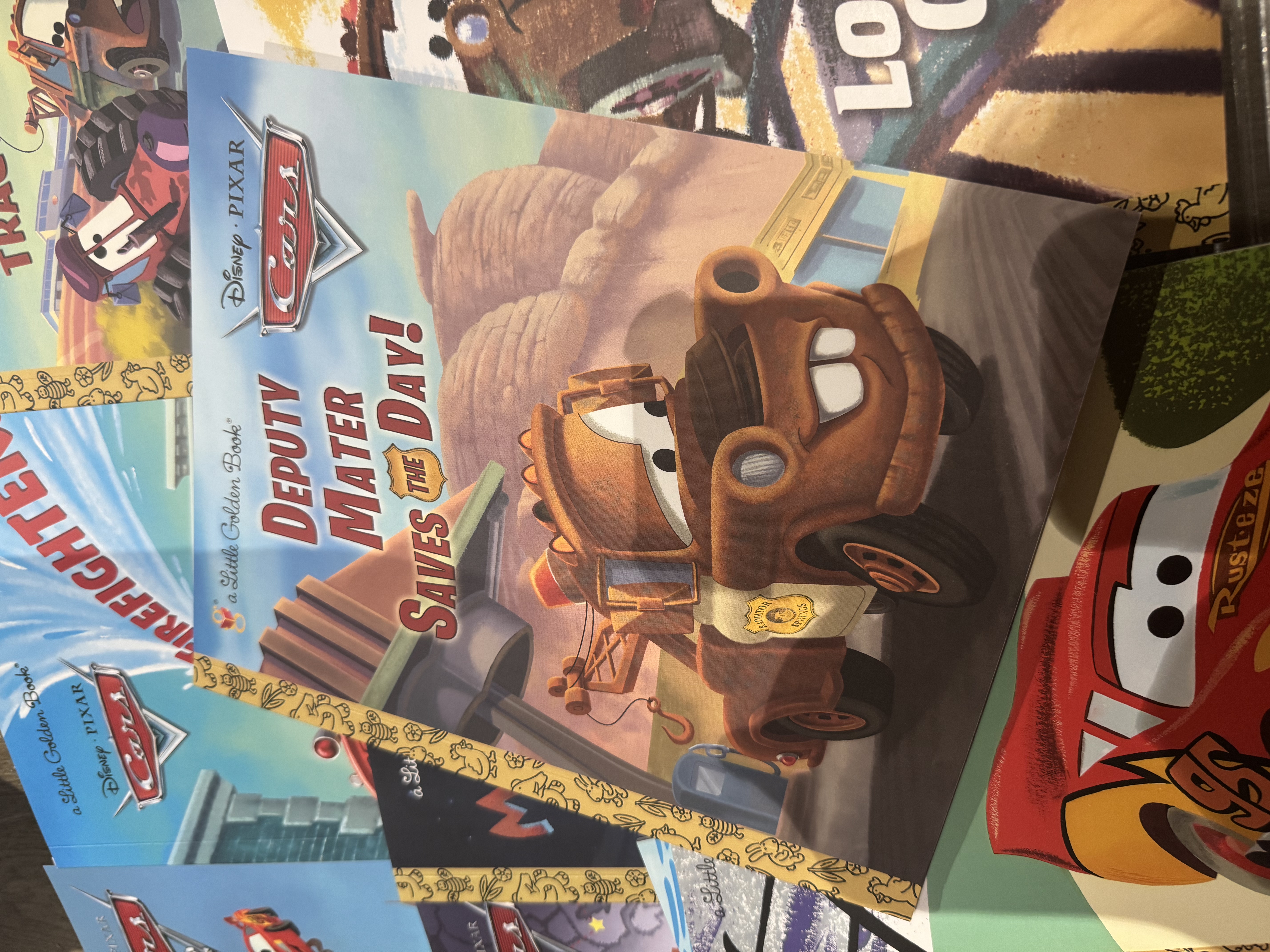 Disneyland a little golden book. The world of Car賽車總動員9冊