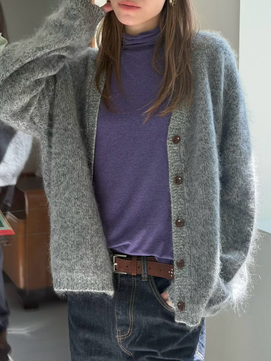 (2026FW) REPELLER - CARDIGAN 