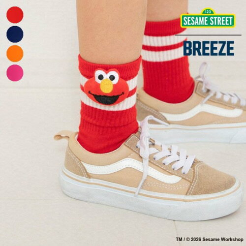🆕【⭐訂購⭐】🇯🇵日本直送🌀#SesameStreet 3D立體短襪［4款選］🌀[ELED-0165][260618]