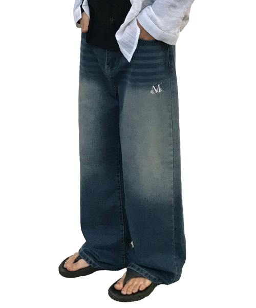 🇰🇷訂購｜MUCENT｜PALMA WIDE DENIM PANTS 2色