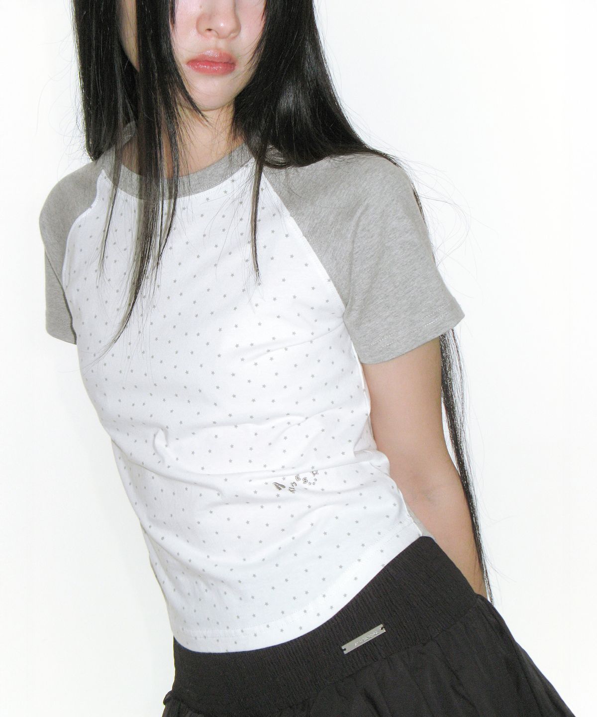 🇰🇷訂購｜AMES 26SS｜TWINKLE RAGLAN CROP TEE  3色 