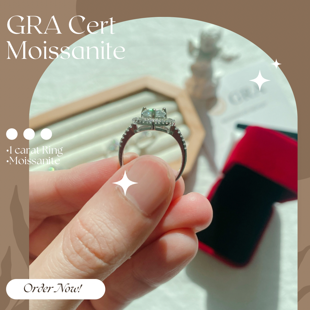Moissanite Heart Ring BTJZ-030