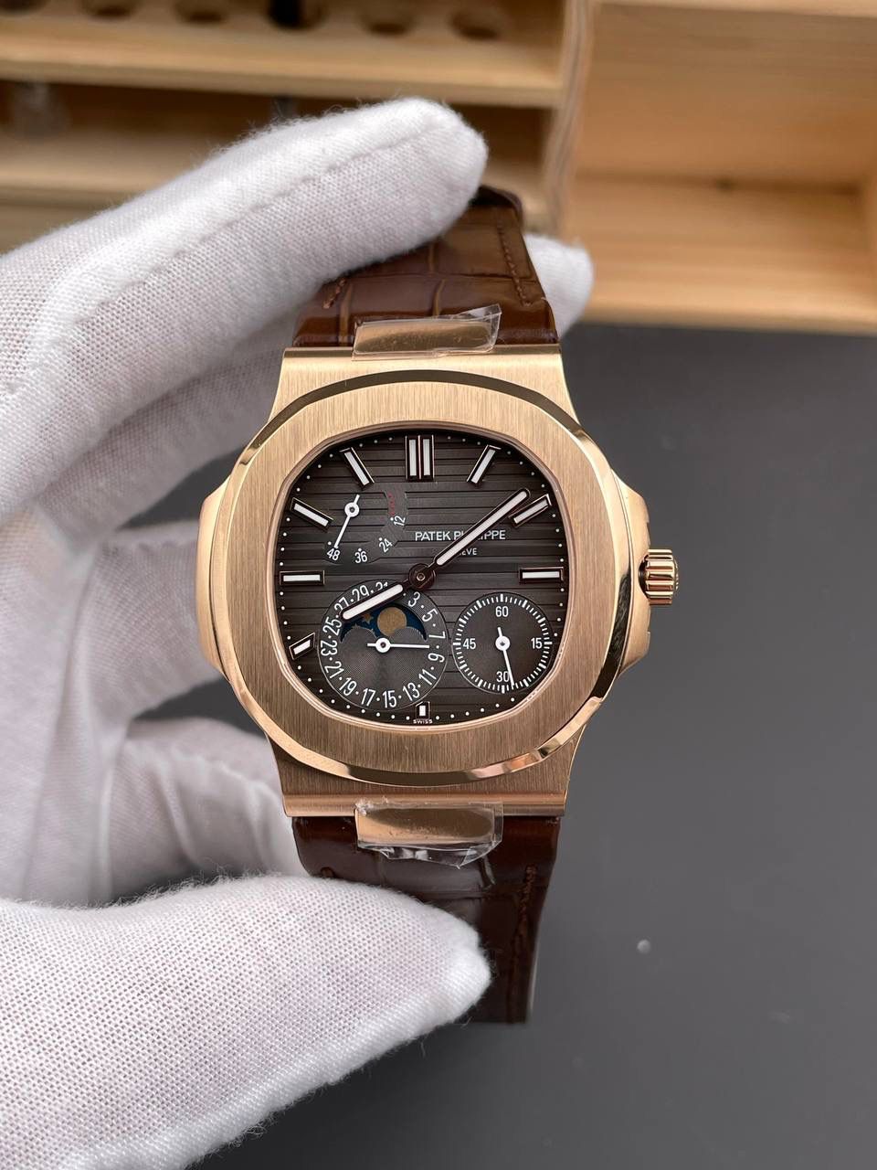 鹦鹉螺5712 玫金黑褐盘/40mm/240机🔥🔥