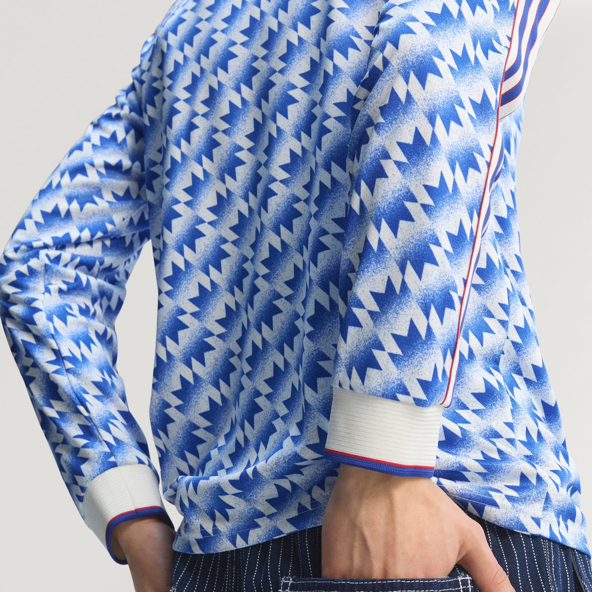 傳奇藍色美學 ⚽ Adidas Originals Manchester United 曼聯 1991/92 長袖復刻作客球衣 (可加印字) JM5498