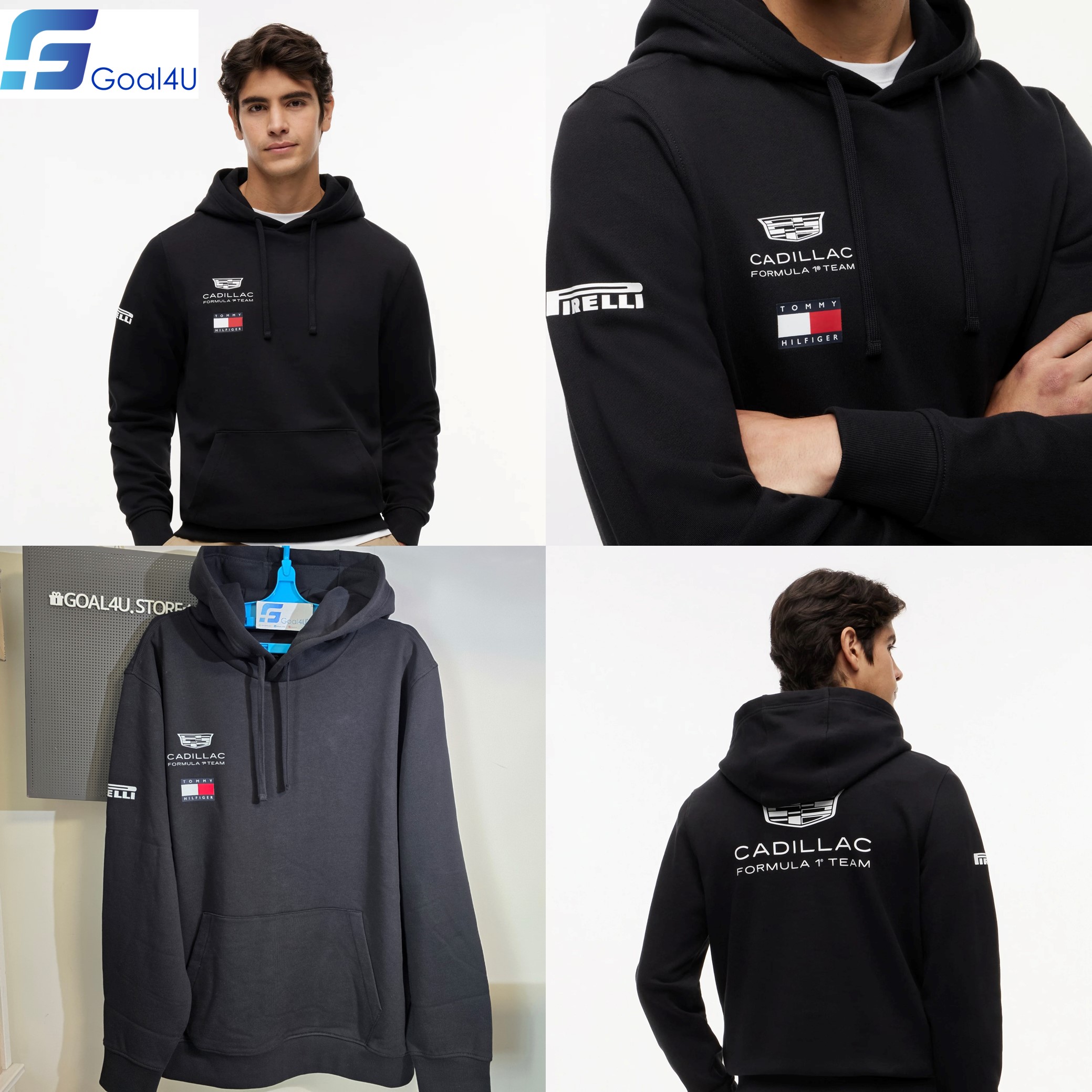TH x Cadillac F1 Team 凱迪拉克車隊 2026 黑色 Team Hoodie MN0MN00106BDS