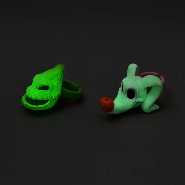 🎀【預訂】盲盒螢光戒指 - 2026 TIM BURTON'S THE NIGHTMARE BEFORE CHRISTMAS