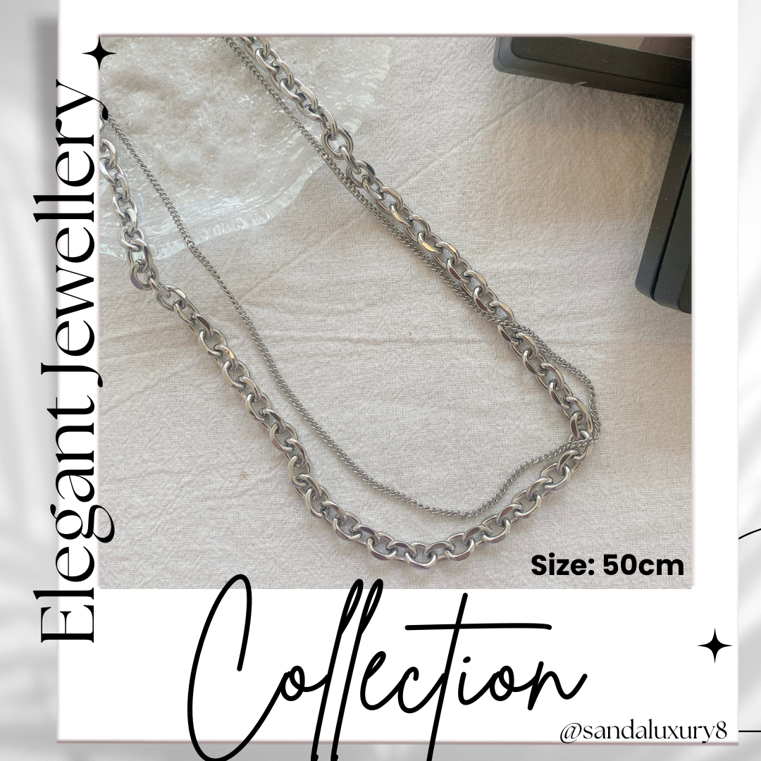 Elegant Jewellery Collection Cool Man Titanium Steel Necklace 