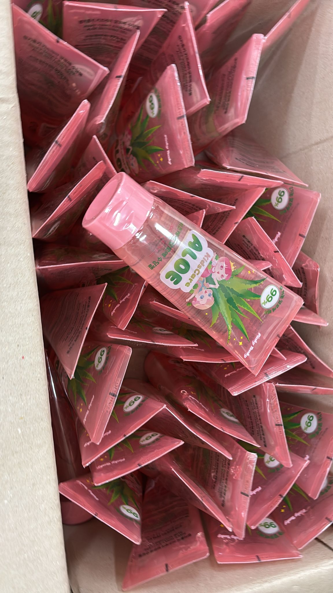 ⚡韓國 Pinky Tonky 兒童蘆薈凝膠 200ML💜