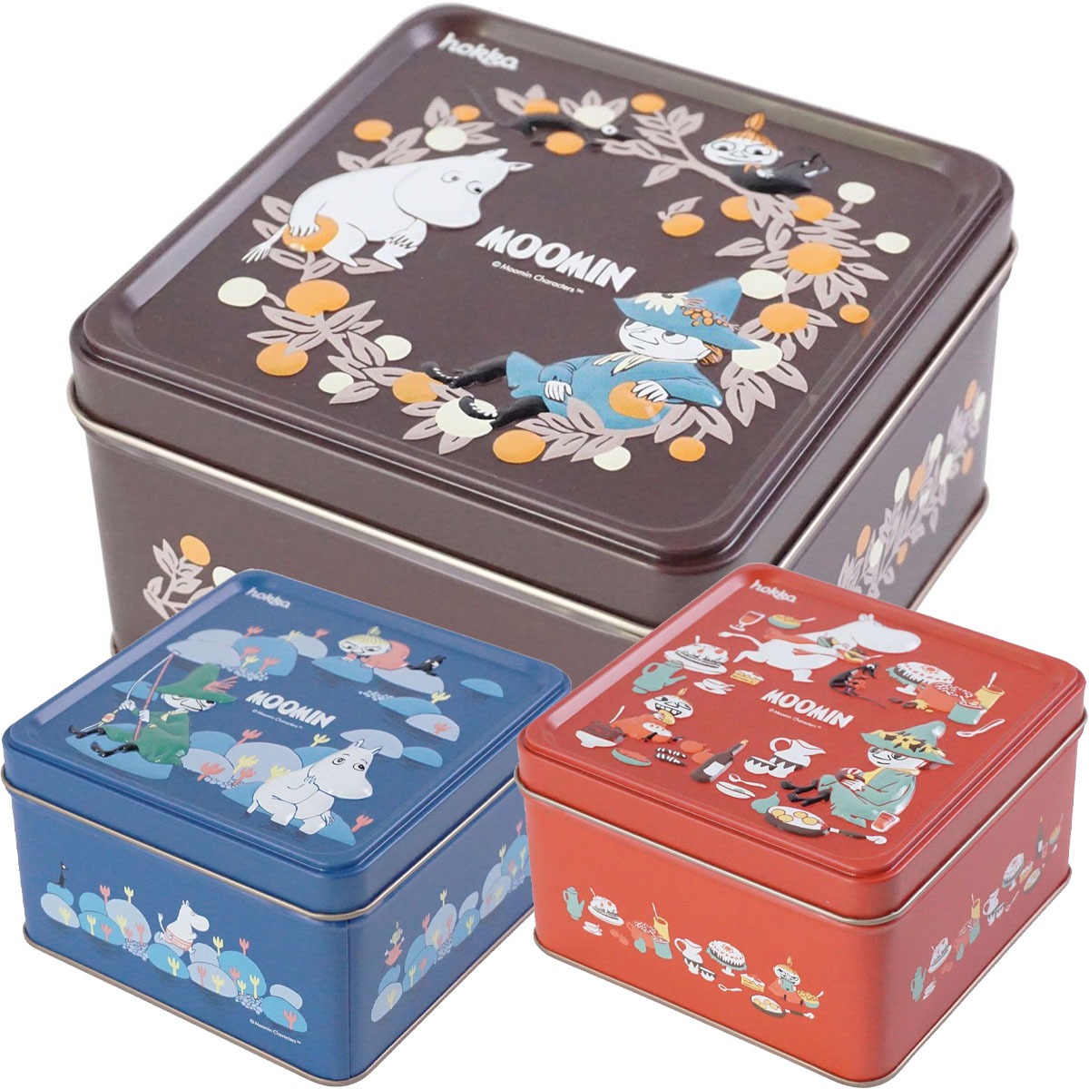 hokka Moominムーミンビスケット缶 - 11220228
