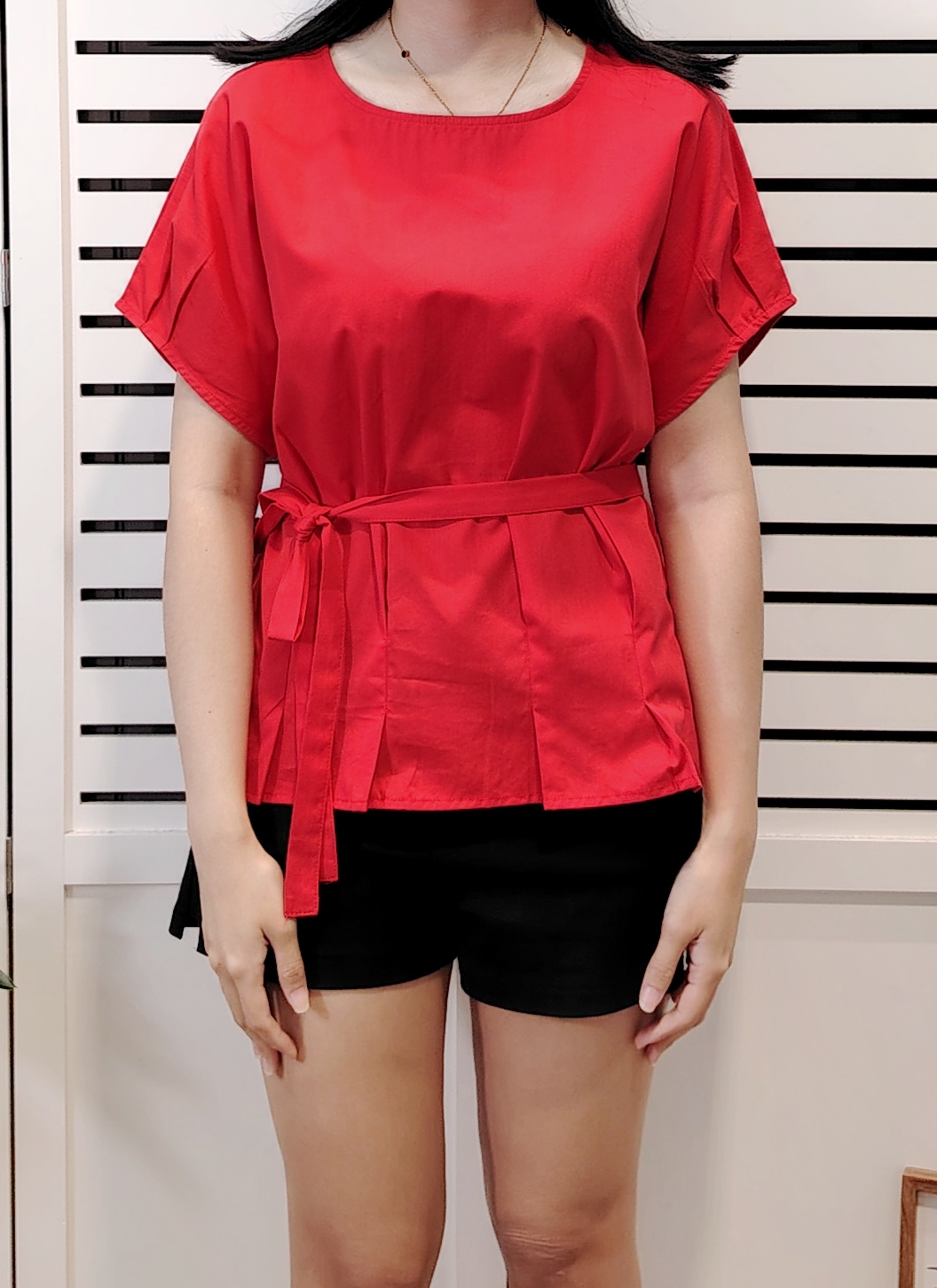 LY610 Stylish Fashion Short Sleeve Blouse