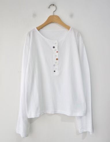 彩鈕棉Top