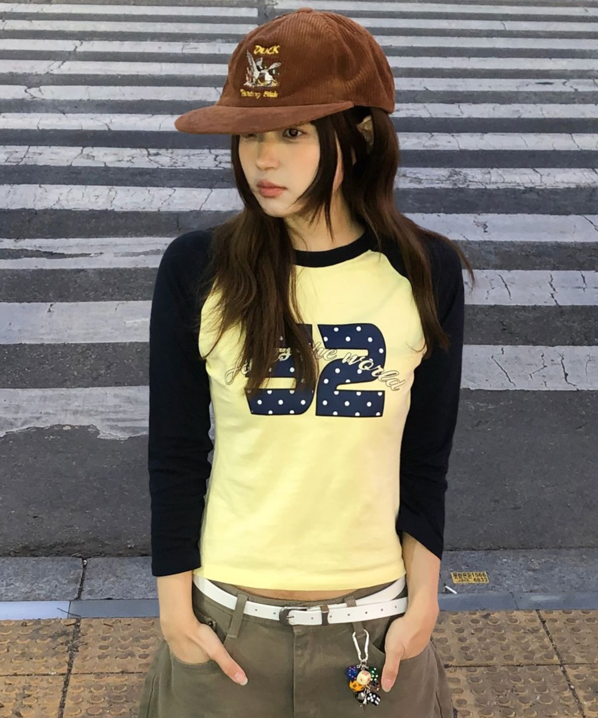 🇰🇷訂購｜AMES 26SS｜DOT 52 3/4 SLEEVE RAGLAN TEE  3色 