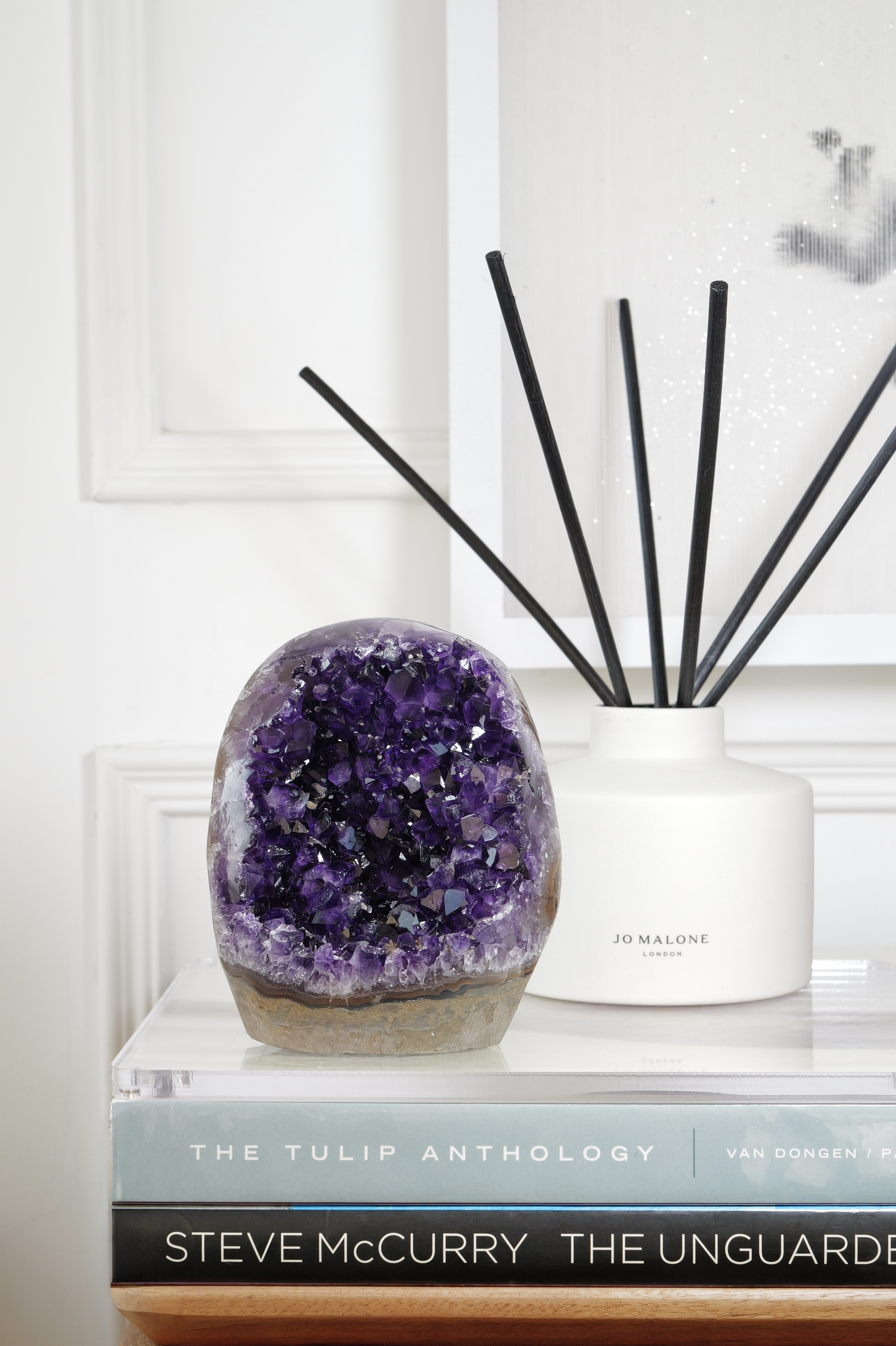 ༒ Uruguay 頂級帝王紫 1.4kg+瑪瑙晶牙背共生軟糖紫晶鎮༒ AM3008C31G1Asm-RA28*16JT