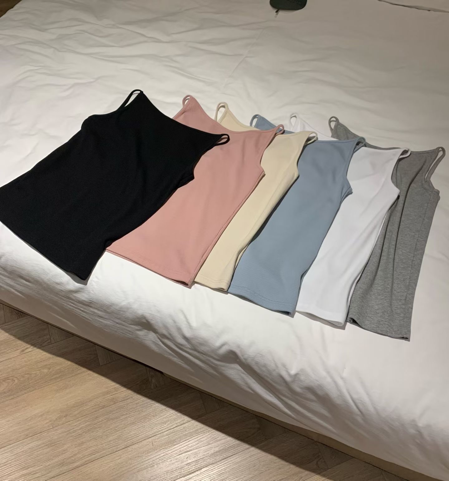 Elegant boat neck U-back cami top