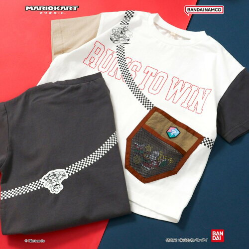 🆕【⭐訂購⭐】🇯🇵日本直送 #Mario Kart 斜孭袋設計 短袖tee［2款選］🌀 [ELDA-0253][260528]