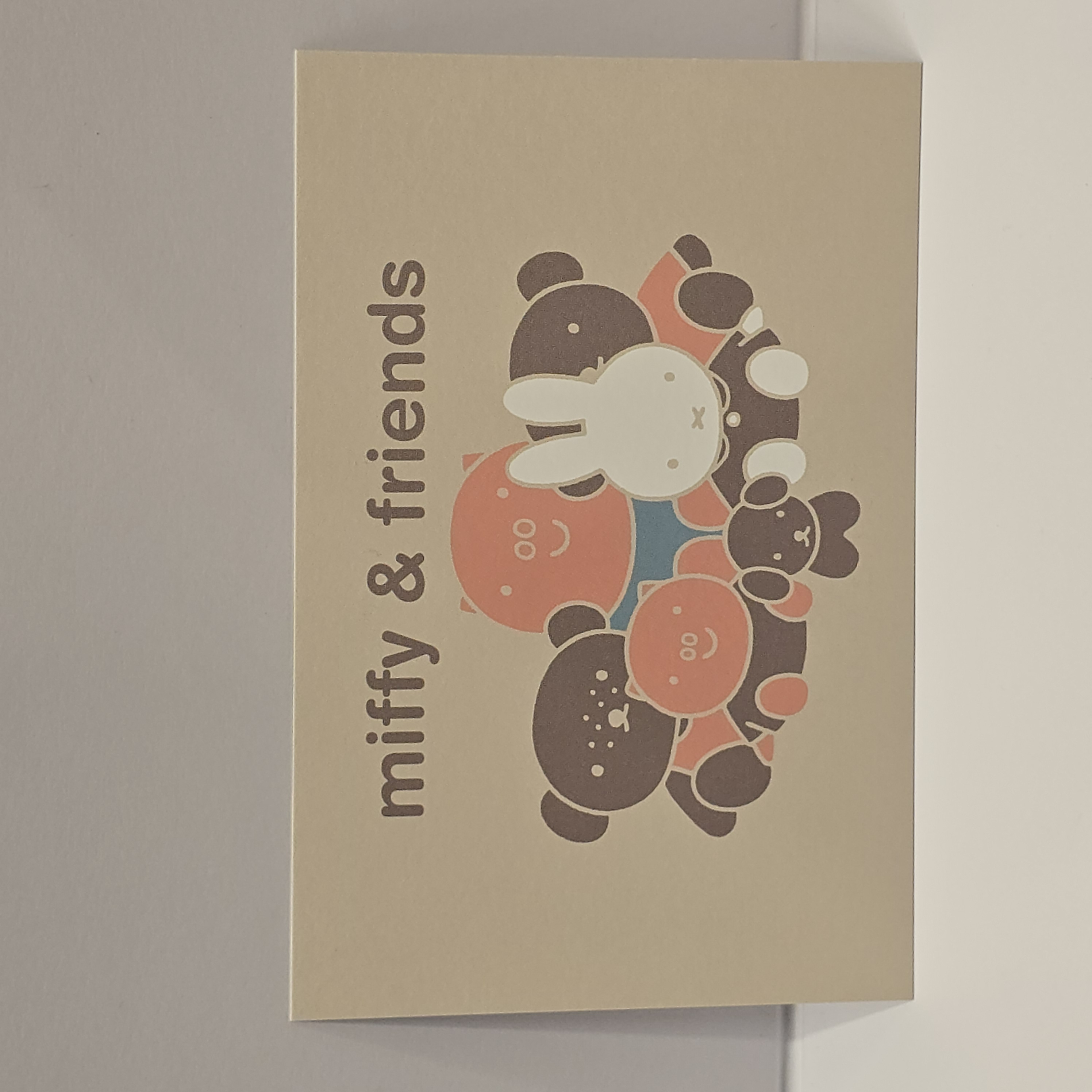miffy 韓國 postcard 2518