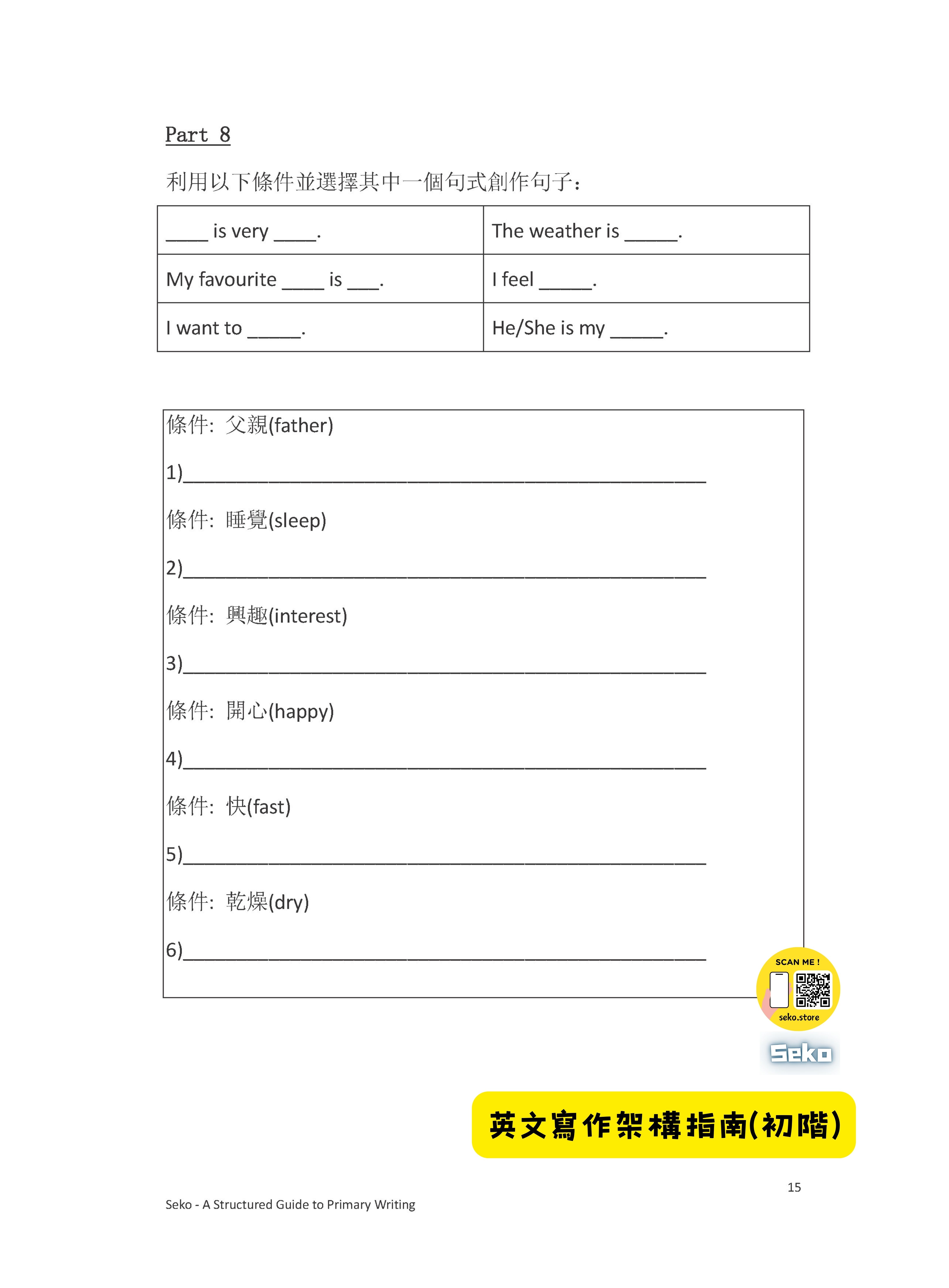 英文寫作架構指南