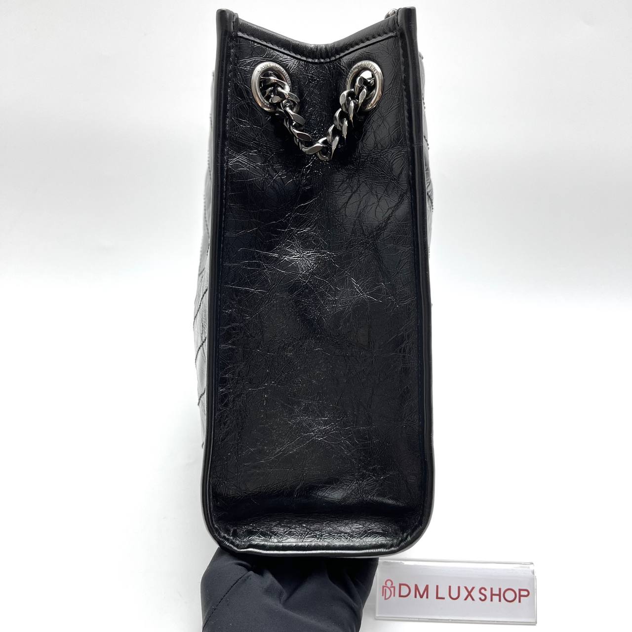 YSL Niki Shopping Tote Black SHW