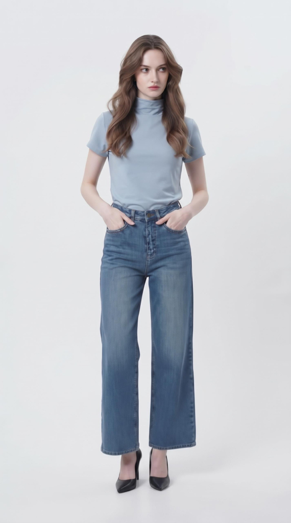 2160BB Ava Essential Mock Neck Knit Top