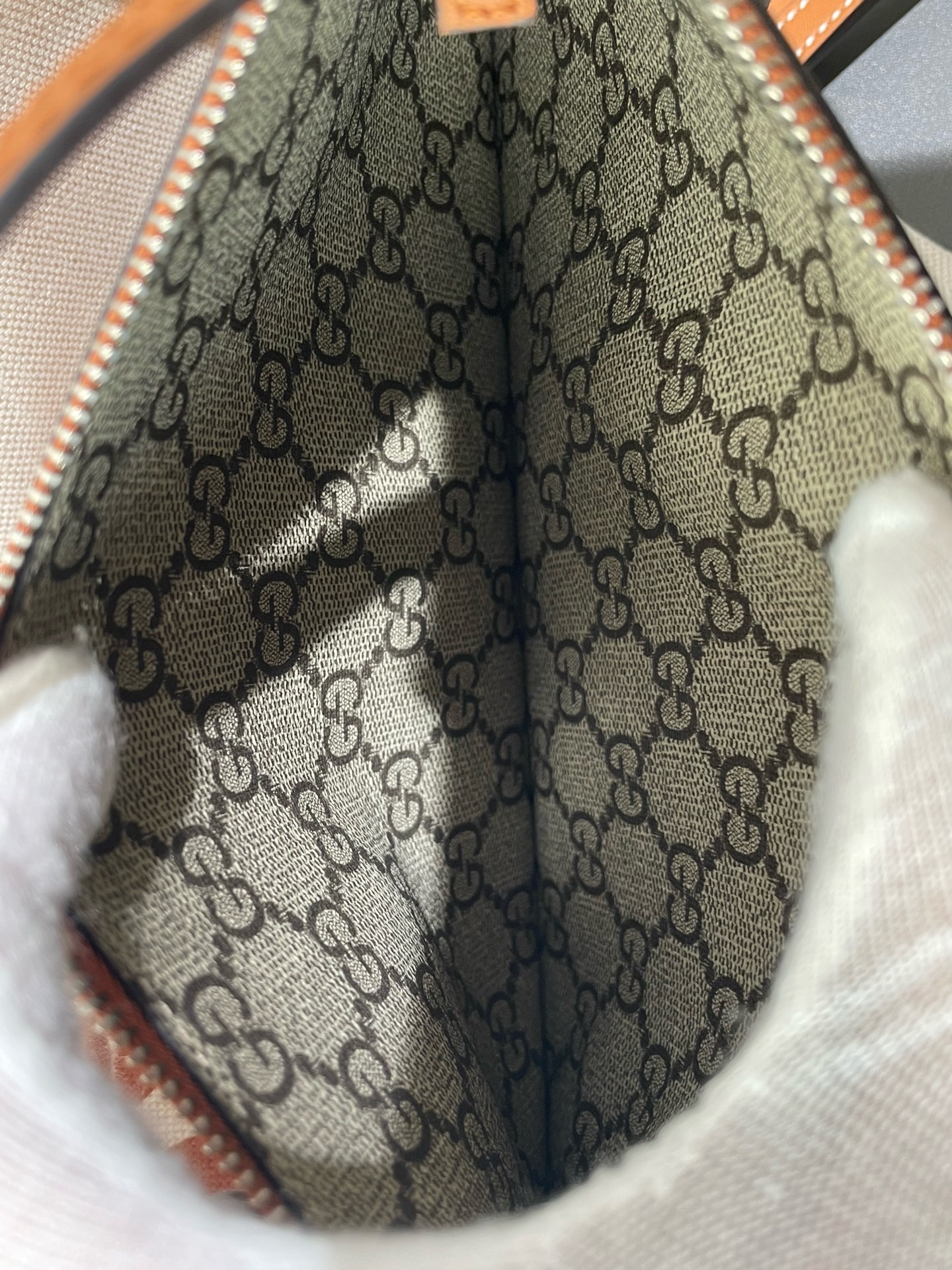 ［預訂貨品］GUCCI米白色帆布雙面tote bag