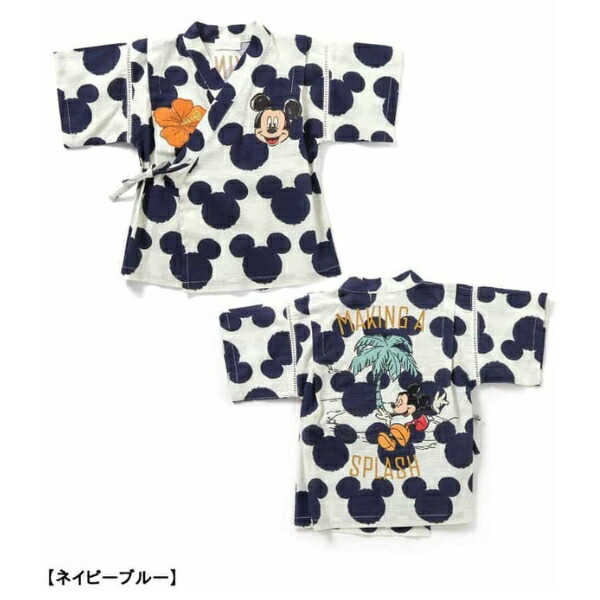 【⭐訂購⭐】🇯🇵日本直送🌀#Disney #Mickey 刺繡圖案甚平套裝［2款選］🌀 [PLCA-0041] [260402]