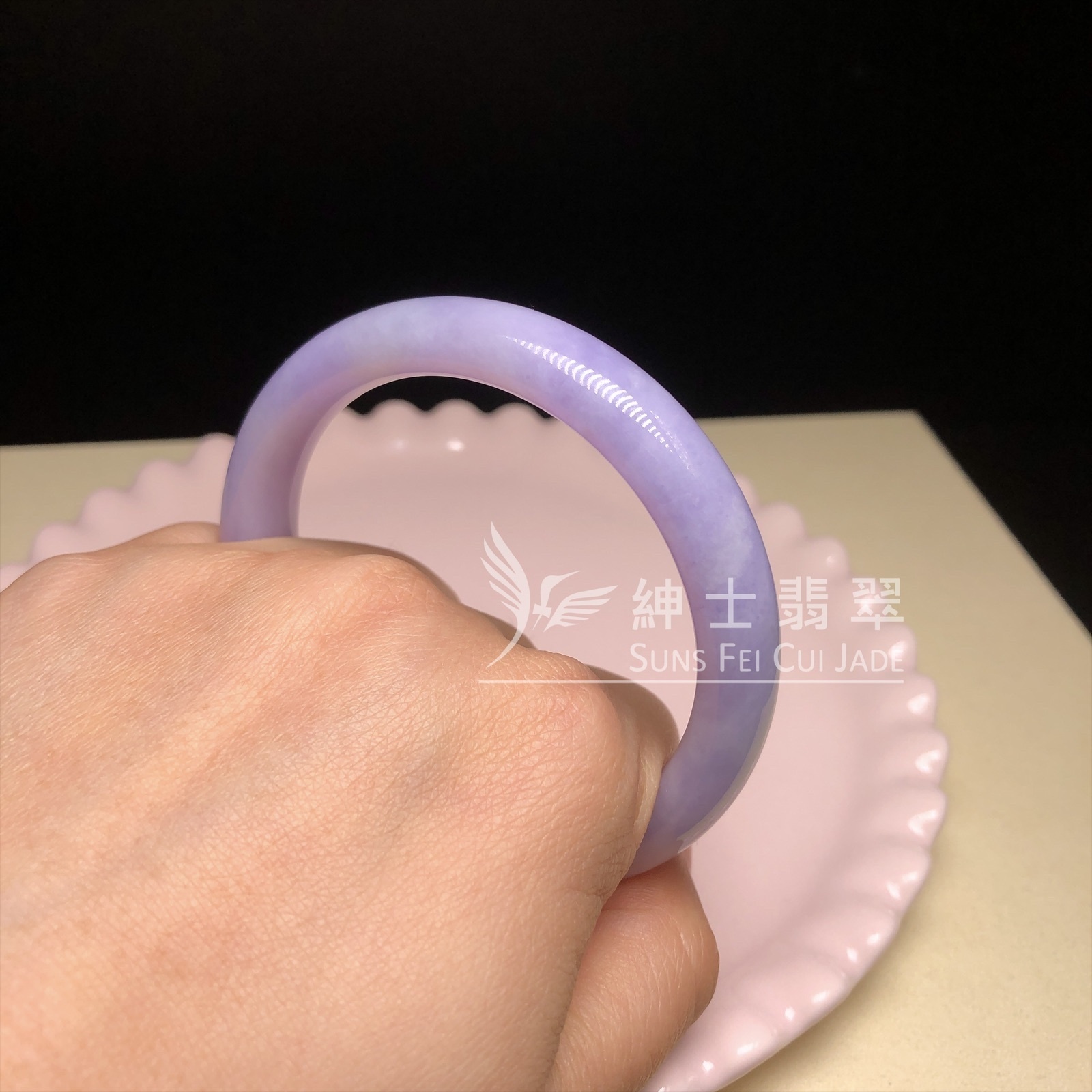 紫羅蘭春彩福鐲55.5mm YM00243