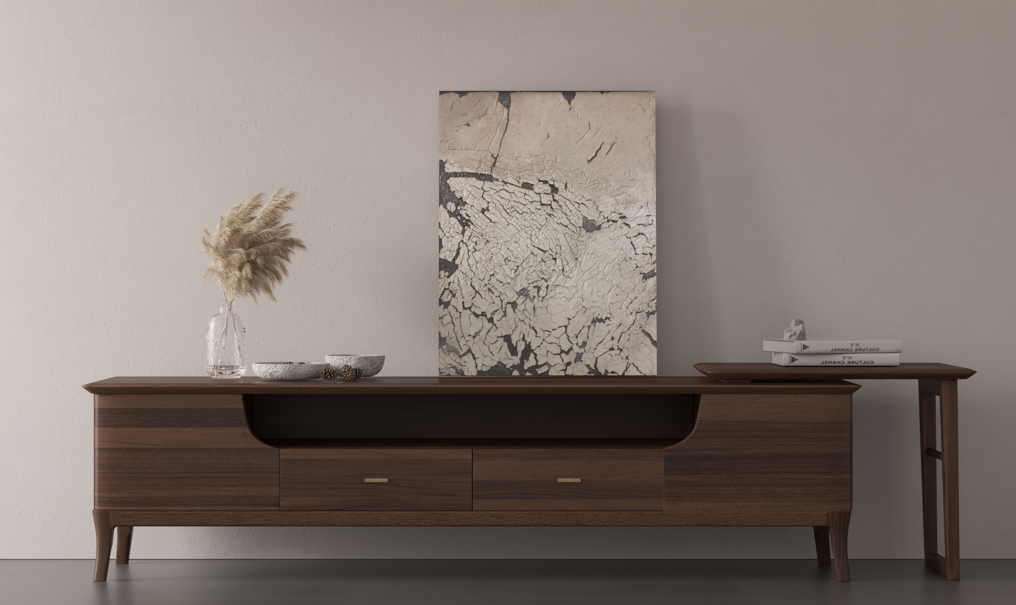 伸縮電視櫃 8048