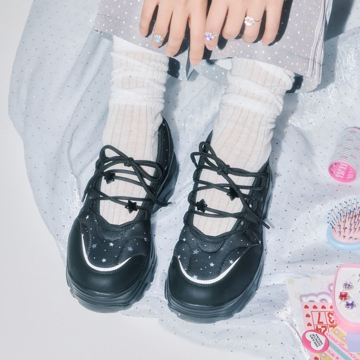 [+OTZ x YOUHEE] Lomita Platform Ballerina Shoes