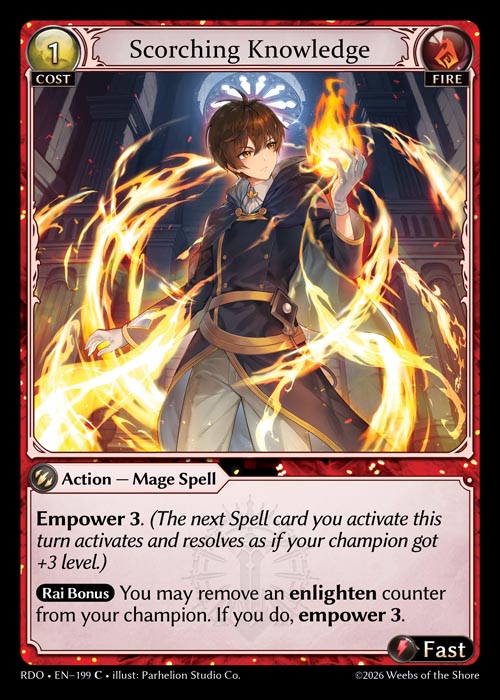 Scorching Knowledge / RDO-199 (C)