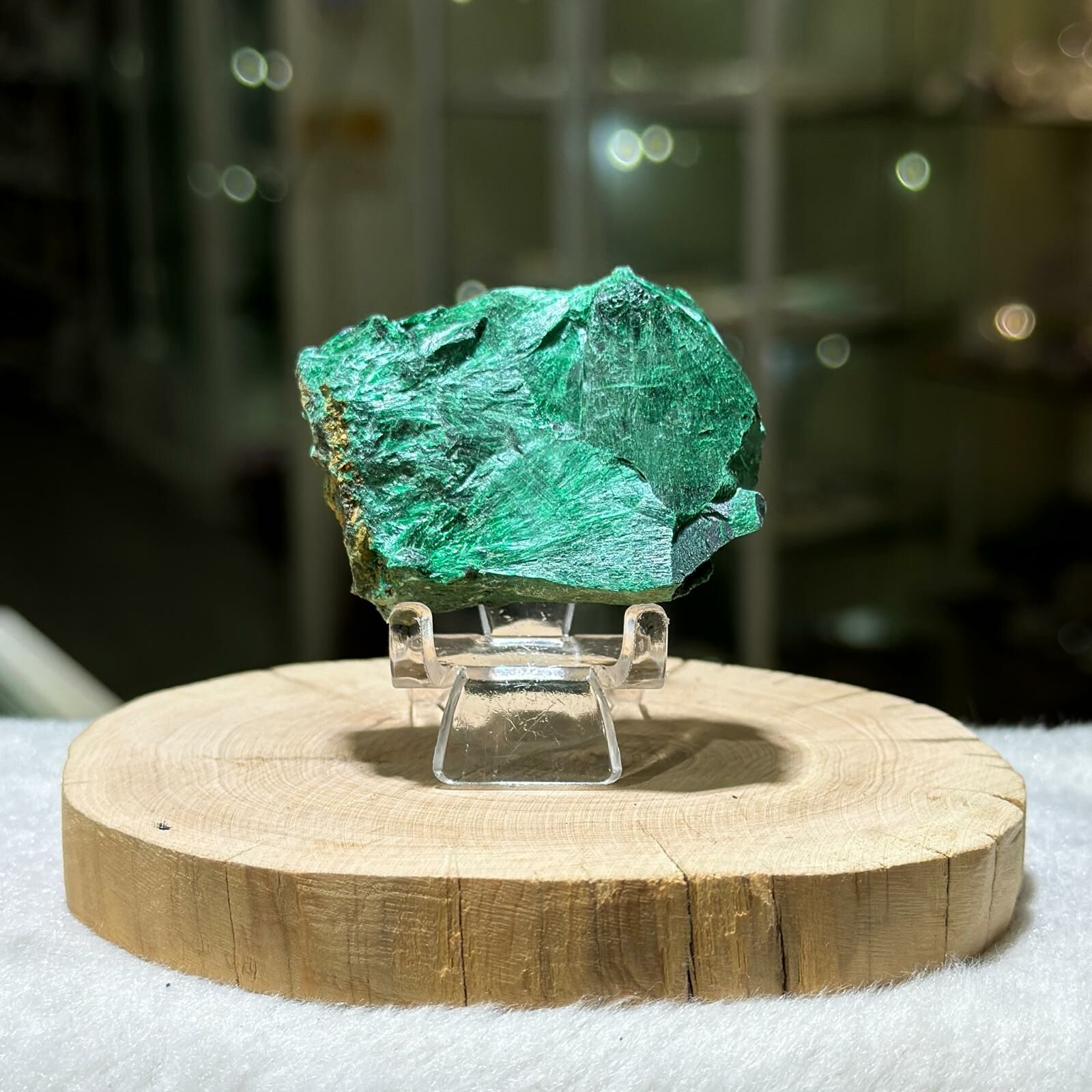 孔雀石 原石 (不連座) #02