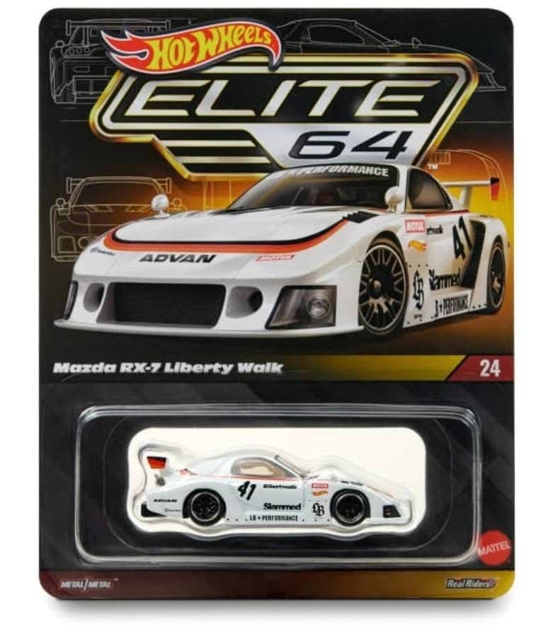 現貨發售‼️ 🔥HotWheels LB Liberty Walk Mazda RX7 Elite64 Redline Club Rlc