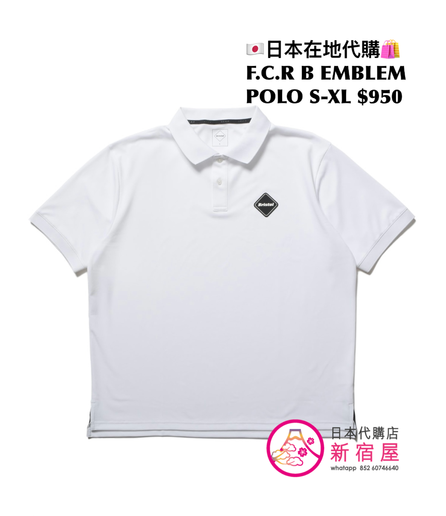 F.C.REAL BRISTOL EMBLEM POLO