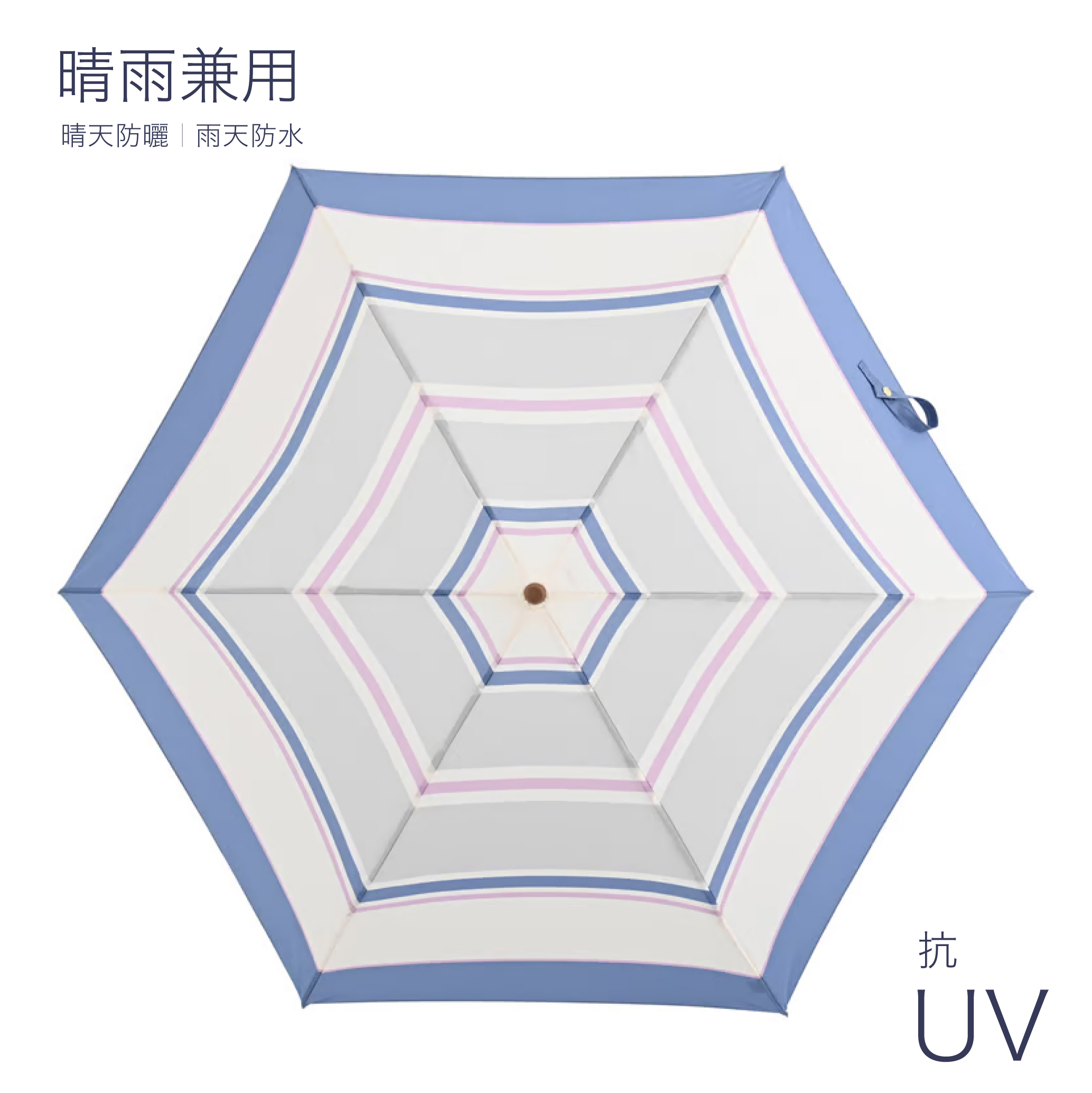 日本 Nifty Colors 優雅時尚輕量晴雨兼用縮骨遮☂️