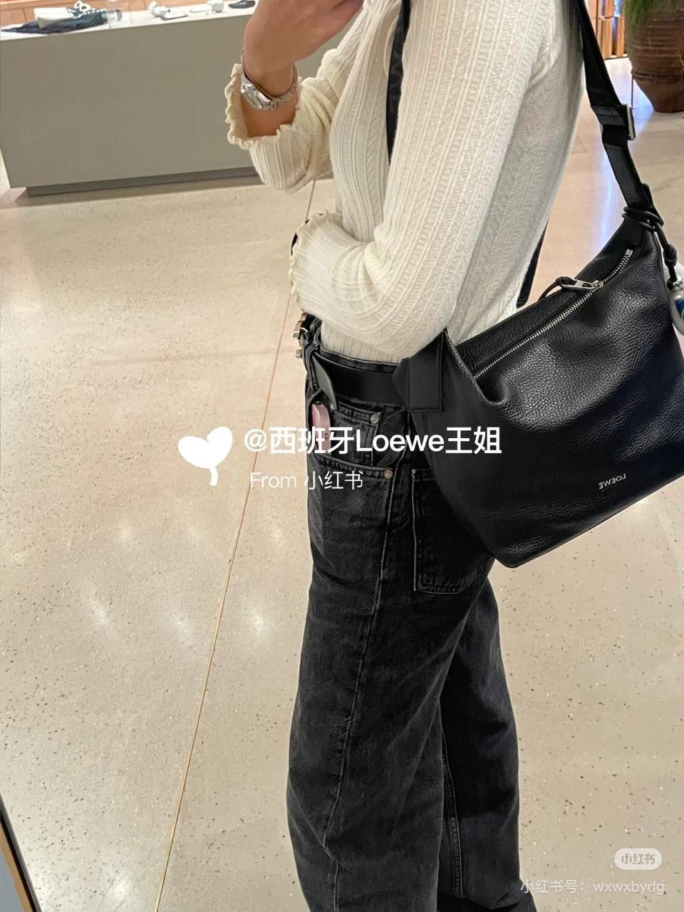 Loewe 罗意威 Font Tote 托特包 男女通用 时尚休闲 单肩斜挎大容量手提包