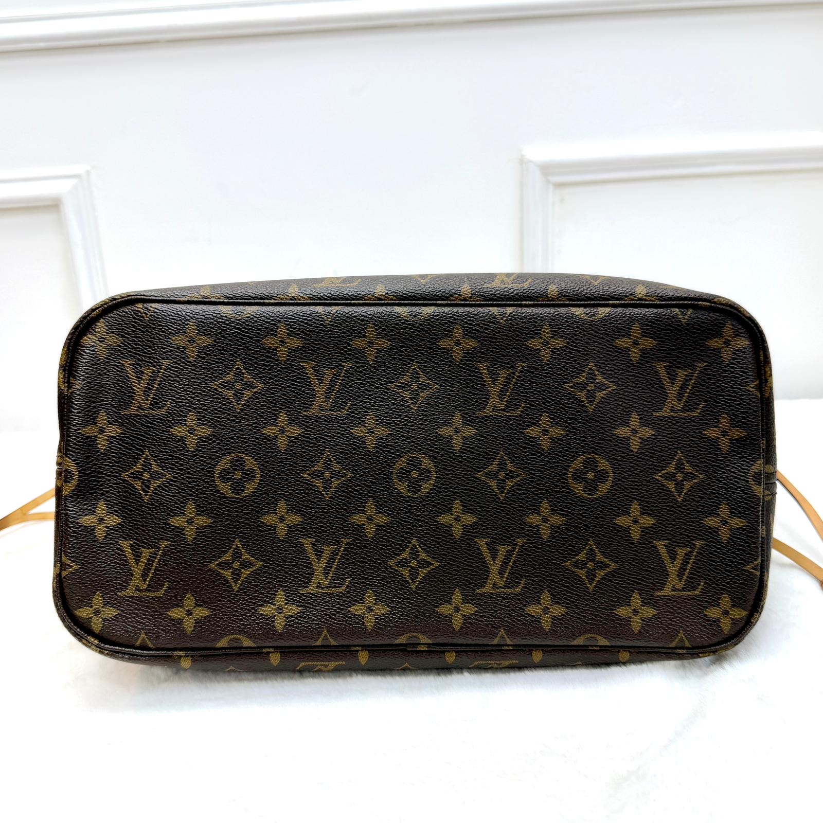 超抵價‼️經典中古老花LV Neverfull M'm