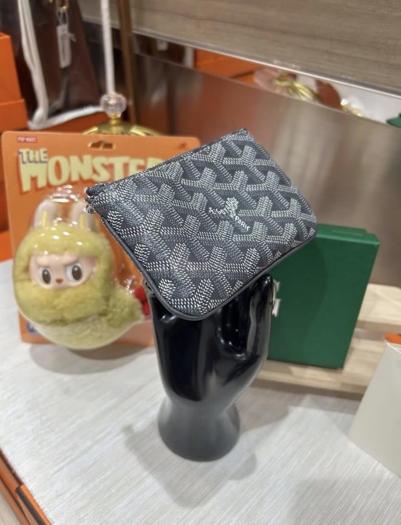 Goyard Coin Purse Small Pouch Grey 100%Authentic, 99%New ✅香港專門店收據✅Box